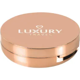 Altitude Glamourette Mirror & Lip Balm Rose Gold Closed Branded